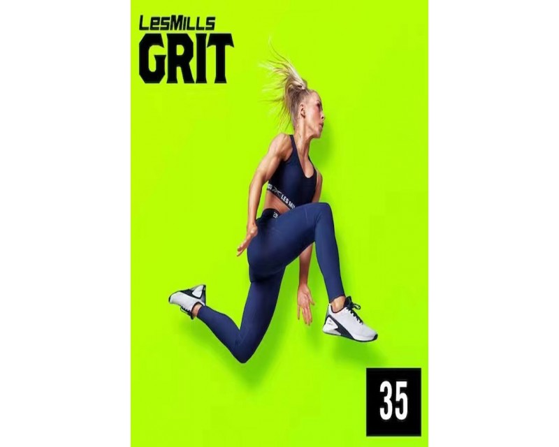 [Hot sale]Les Mills Q1 2021 GRIT Cardio 35 New Release CA35 DVD, CD & Notes